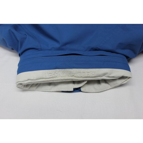 Helly Hansen Men's Jacket L Blue Gray Hooded Outdoor Active Wear - Picture 10 of 16
